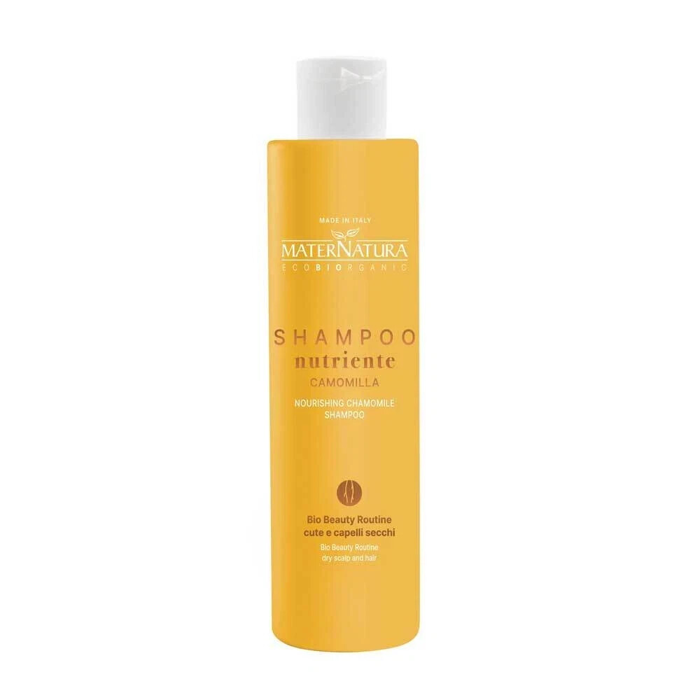 Maternatura Shampoo Nutriente Capelli Secchi Camomilla 250ml shampoo naturale