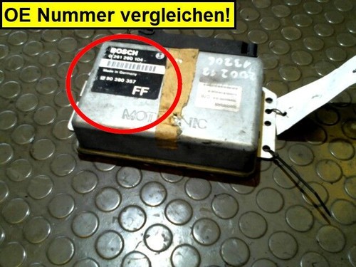 Einspritzsteuergerät Opel E Kadett E 0261200104 Sofortversand - Afbeelding 1 van 2