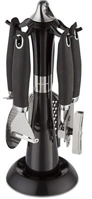 Morphy Richards Dune 976040 4-teiliges Gadget-Set schwarz S/Stahl