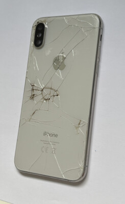 Original Apple iPhone XS Gehäuse Rahmen Glasbruch Für Refurbisch Weiß White