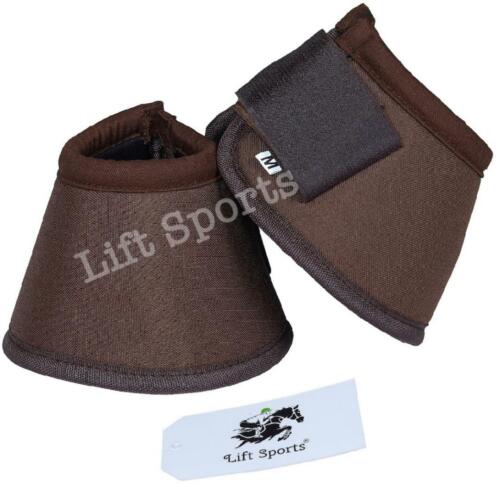 Stivali Horse Bell Over Reach No Turn Bell Wrap Tutte le Taglie Protezione Tack Equine - Foto 2 di 23
