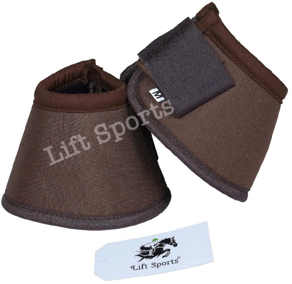 Horse Bell Boots Over Reach No Turn Bell Wrap All sizes Tack Protection Equine - Image 2 of 4