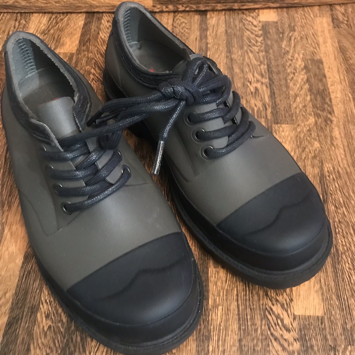 Hunter Original Derby Oxford Rubber Shoes Sz Waterproof Wellies