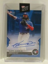 Vladimir Guerrero Jr. 2021 Topps Now Road To Opening Day Auto #38/49 Blue Jays 