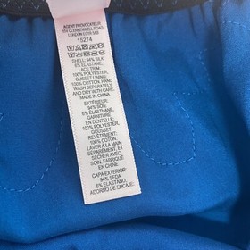 Agent Provocateur Aymee Blue Black Silk Brief AP4 Large NWT