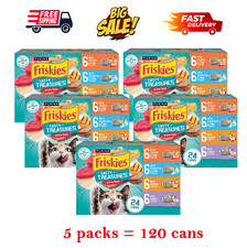 5 Packs -Friskies® Tasty Treasures Adult Cat Wet Food - Variety , 24 CT, 132 OZ 1.45 per gallon