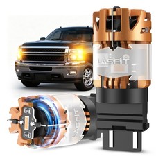 2pcs Lasfit 3157 3156 Amber Led Turn Signal Light Bulbs No Hyper Flash 4800lm 2pcs Lasfit 3157 3156 Amber Led Turn Signal Light Bulbs No Hyper Flash 4800lm