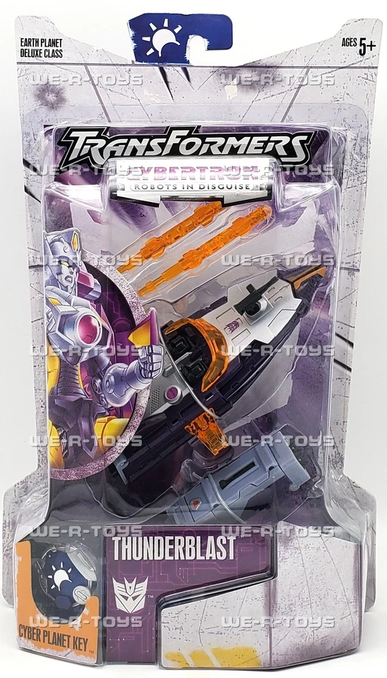 Transformers Cybertron Thunderblast Figure Earth Planet Deluxe Class Hasbro - Image 2 of 4