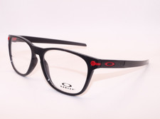 NEW OAKLEY OJECTOR RX OX8177-0456 BLACK INK RED AUTHENTIC EYEGLASSES 56-16