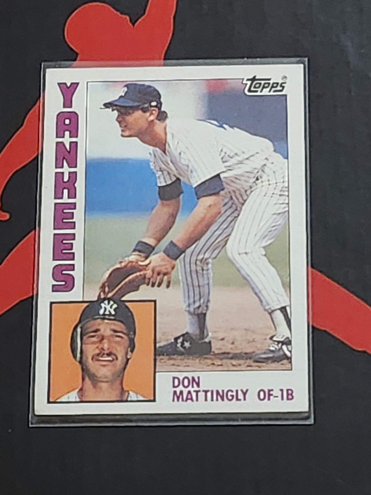 1984 TOPPS # 8 DON MATTINGLY ROOKIE NICE CARD Excellent Condition See Pics! 🔥🔥