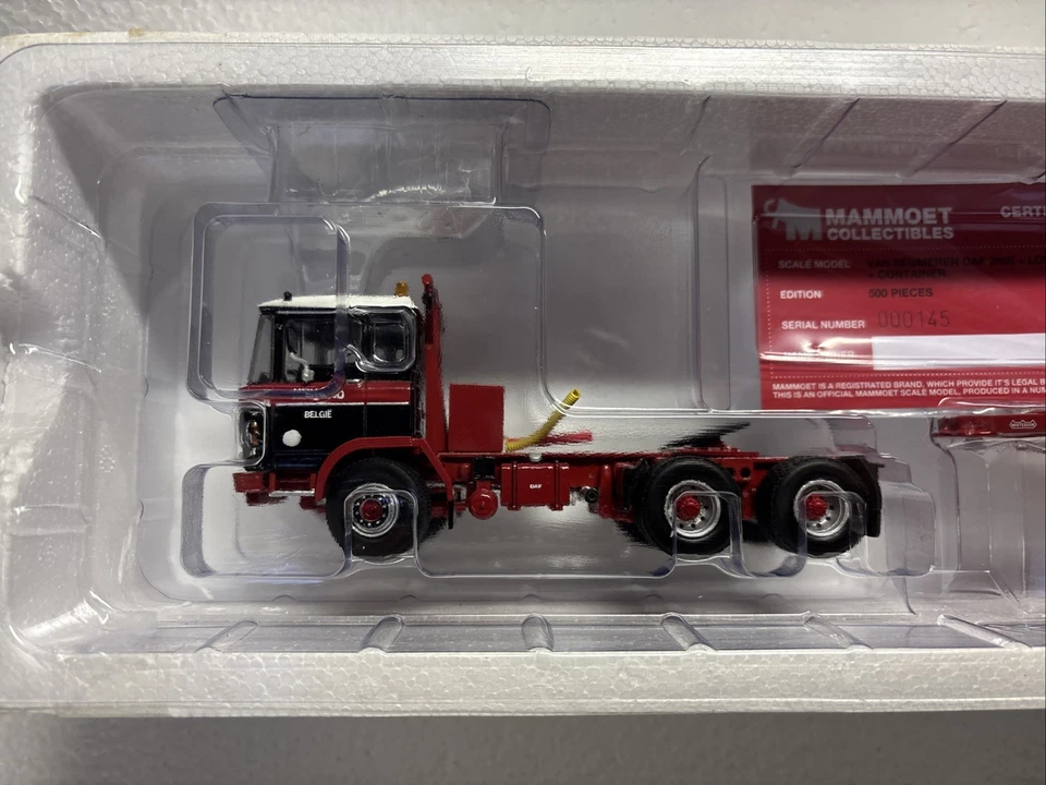 MAMMOET 1/50 VAN SEUMEREN DAF 2600 LOWLOADER & CONTAINER - Image 2 of 4