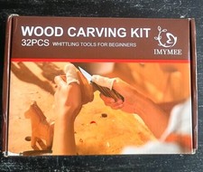 IMYMEE 32 Piece Wood Carving Kit for Beginners