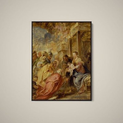 Peter Paul Rubens - The Adoration of the Magi - Art Print on Paper or Canvas