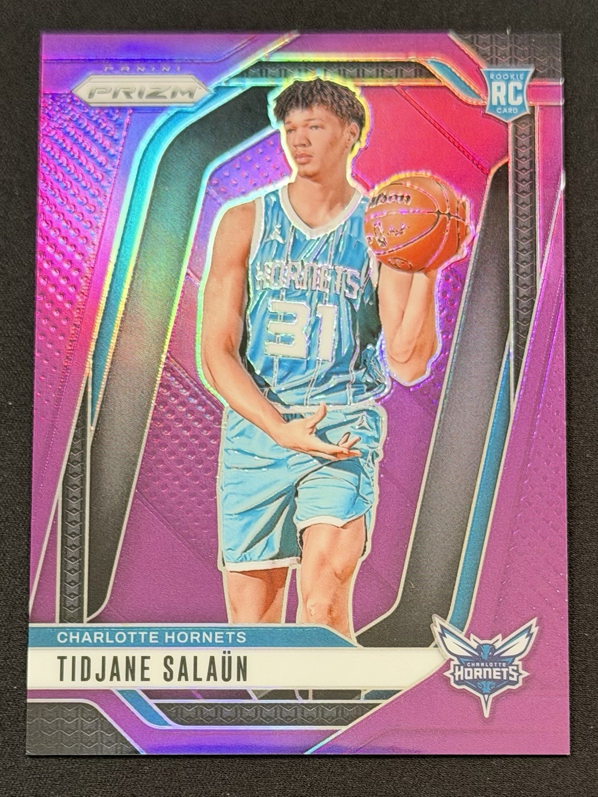 2024-25 Panini Prizm - Tidjane Salaun #262 Purple Prizm /99 (RC)