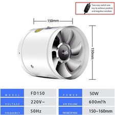 150mm Extractor Fan with Reduced Wind Resistance for Better Efficiency