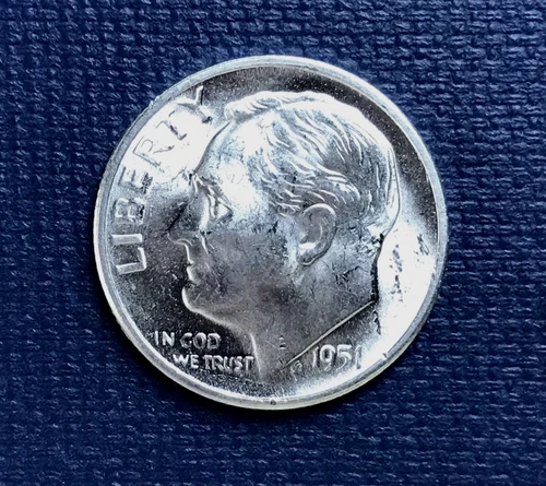 1951 S Roosevelt Dime Choice BU