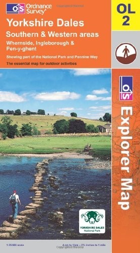 Yorkshire Dales: Southern and Western Ar... by Ordnance Survey Sheet map, folded