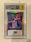 2020-21 Panini Recon Tyrese Maxey Rookie Signature Gold Auto /10 BGS 7.5 AUTO 10