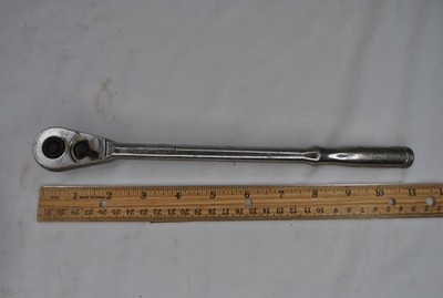 Craftsman 3/8'' Dr. Ex. Long Handle Teardrop QR Full Polish Ratchet VR 44833 USA