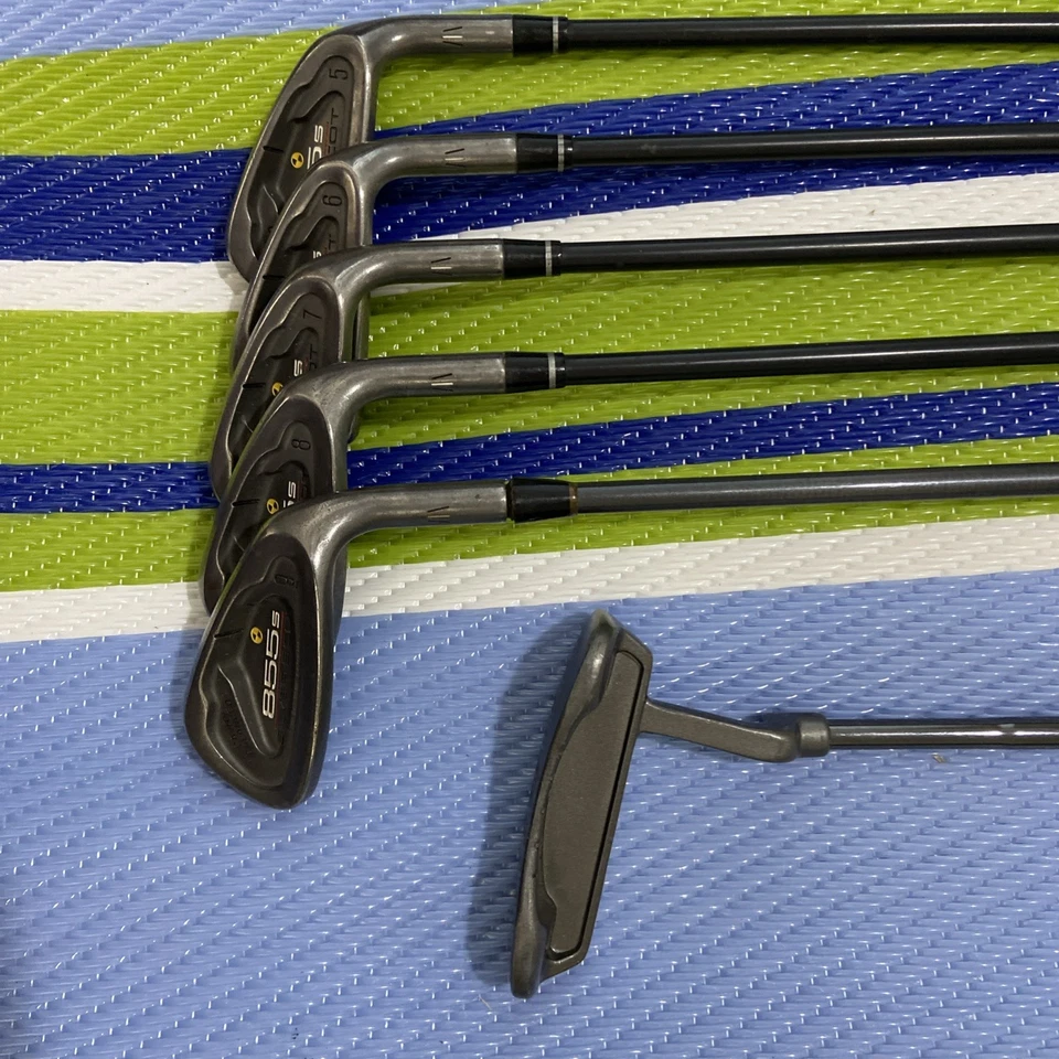 Tommy Armour 855s Silver Scot Iron#5-9+ Tour2008  Putter- 6 Set- 👍 - Image 2 of 4