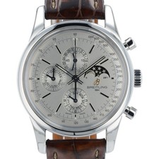 Breitling Transocean Silver Dial Stainless Steel 43mm Automatic Men’s A19310 2