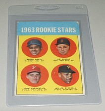 1963 TOPPS BASEBALL #553 WILLIE STARGELL ROOKIE PIRATES MCCANNENTERPRISES