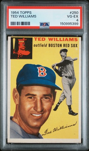 1954 Topps 250 Ted Williams PSA 4 150995399