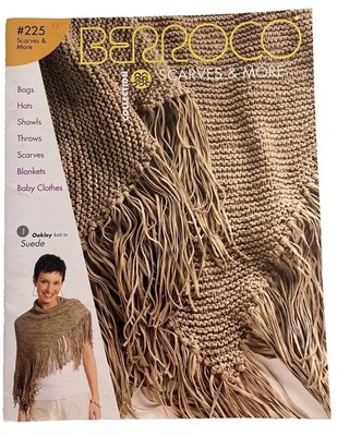 Berroco Peruvia Knit Pattern Book #225 Lightweight Poncho Sweaters & Scarves