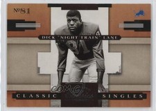 2008 Donruss Classics Classic Singles /1000 Dick Lane Night Train #CS-17 HOF 9bp
