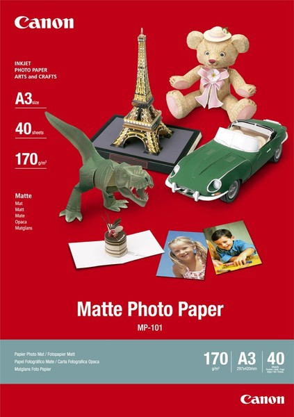 Canon Fotopapier MP-101 Din A3 Matt 170 G/Qm 40 Blatt-image