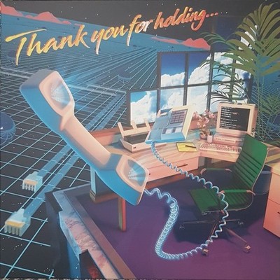 THANK YOU FOR HOLDING MY PET FLAMINGO LTD EDN YELLOW / BLUE VINYL LP RECORD NEW
