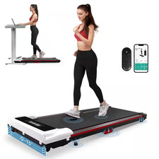 Walking Pad Treadmill with Remote Control LED Display Portable Treadmill Jogging