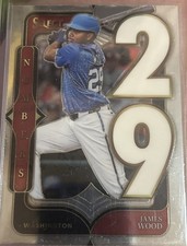 2025 Panini Select - Select Numbers James Wood #9 (RC)
