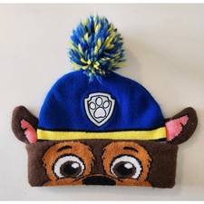 Nickelodeon Paw Patrol Children's Beanie Cap with Pom Pom 2019 Cozy Warm