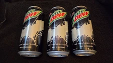 Three 2012 Mountain Dew Batman The Dark Knight Rises 16oz Empty Cans Lot