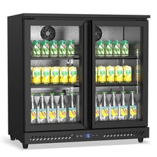 Commercial Display Refrigerator 2 Door 7 Cu. Ft Merchandiser Beverage Cooler