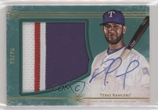2017 Topps Definitive Collection Relic Green 23/25 Nomar Mazara #ARC-NM Auto 0g4