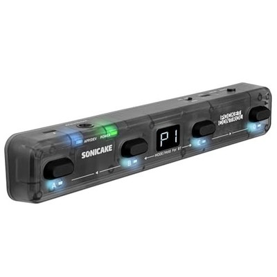 Sonicake Pocket Control Midi Controller Transparent Schwarz