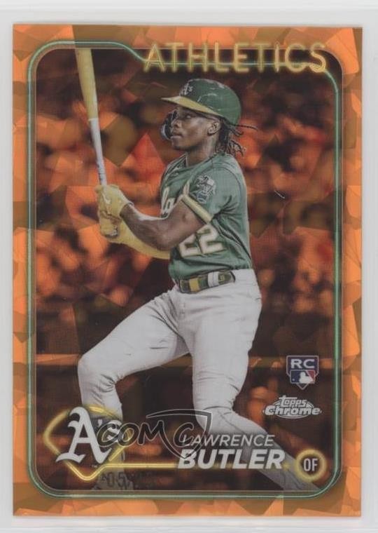 2024 Topps Chrome Sapphire Edition Orange 5/25 Lawrence Butler #676 Rookie RC