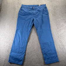 Vineyard Vines Pant Men 36x30 Blue Cotton Chino Straight Business Career Stretch