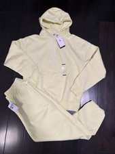 NWT Nike 2pc Matching Hoodie / Sweatpants Set Luminous Green Size Medium