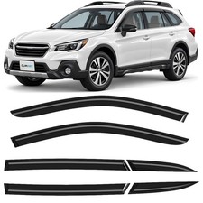 Sun Rain Visors Wind Rain Guards for 2015-2019 Subaru Outback SHATTERPROOF