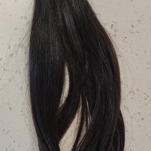 Black Straight Hair Extension 13 in Texture for Women Virgin Hair  Natural
