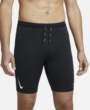Nike Aeroswift Dri-Fit ADV Men's Running Half Tights Black Size Large DM4622-010