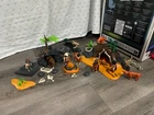 Vintage Playmobil Stone Age Lot, Most of 5101 & 5103 and More Mammoth Bear Cave