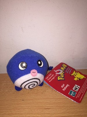 Hasbro Nintendo Pokemon Zipper Plüsch #60 POLIWAG 3'' Puppe MOC, 1998