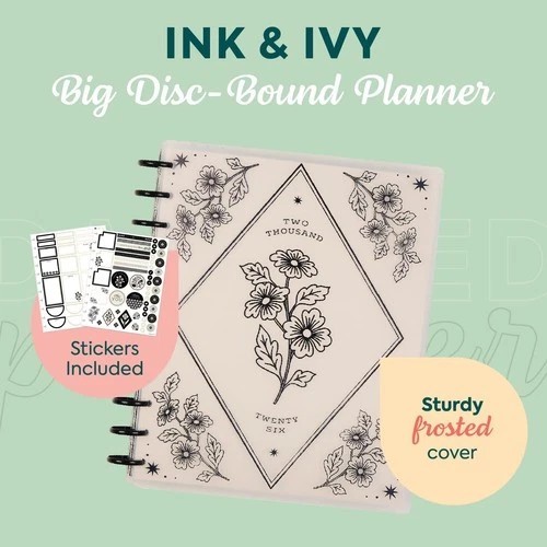 Happy Planner Disc-Bound Planner Jan.–Dec. 2026, Includes 3 Extra Months and ... - Picture 2 of 6