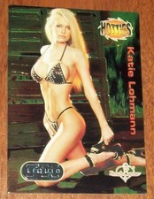 2003 Liquid Hotties Katie Lohmann Insert Bench Warmer Card