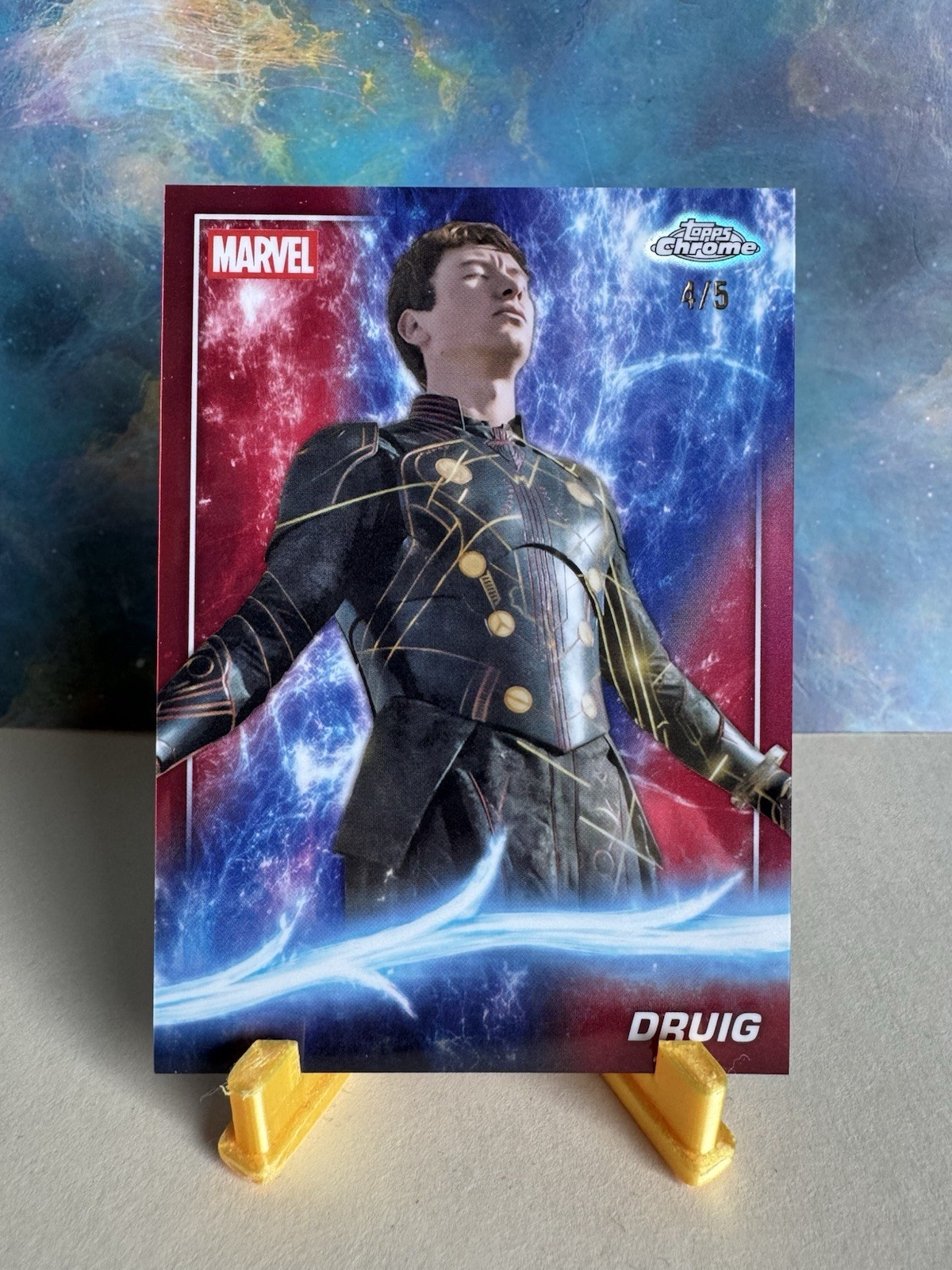 Marvel Studios Topps Chrome 2025 Druig Red Refractor /5