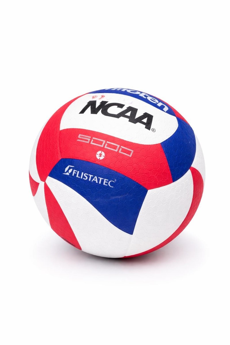 Molten V5M5000-3N Flistatec NCAA Volleyball - Red/White/Blue- PU